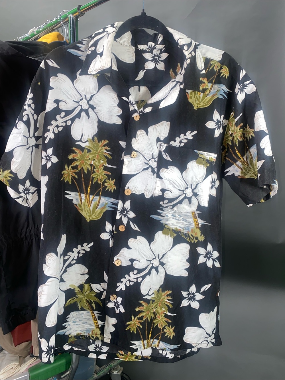 Floral button down